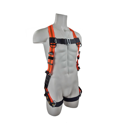 Safewaze FS99185-E Universal V-Line Harness, Single D-Ring, Grommet Leg Straps