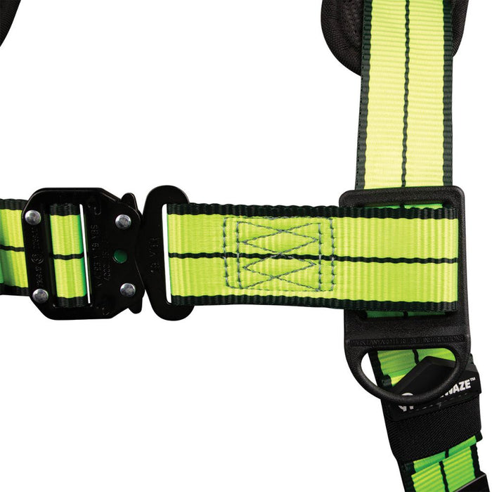 SafeWaze FS-FLEX280 Single D-Ring Harness w/ Quick-Connect Leg Buckles