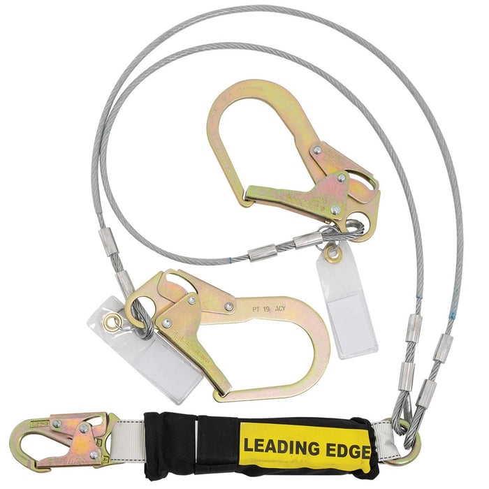 Werner C461220LE Leading Edge 6 Foot Twin Leg Energy Absorbing Lanyard